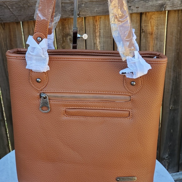 Montana West Signature Monogram Fringe Tote - Picture 4 of 7